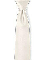 Front View Thumbnail - Ivory Matte Satin Neckties by After Six