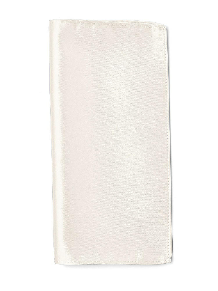 Front View - Ivory Matte Satin Pocket Squares by After Six