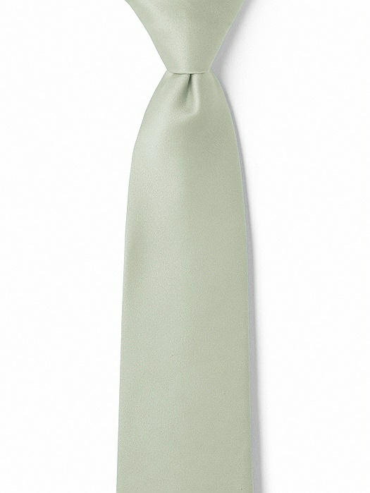 Matte Satin Boy's 14" Zip Necktie by After Six