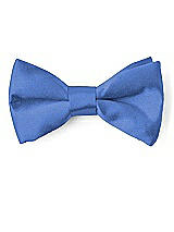 Front View Thumbnail - Cornflower Matte Satin Boy's Clip Bow Tie by After Six
