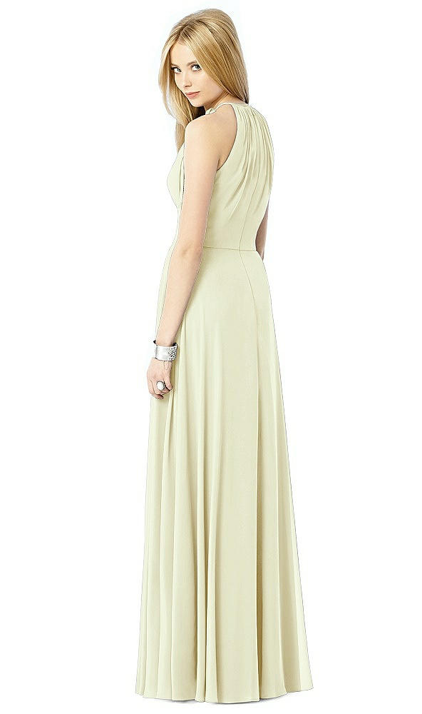 Back View - Butter Yellow After Six Bridesmaid Dress 6704
