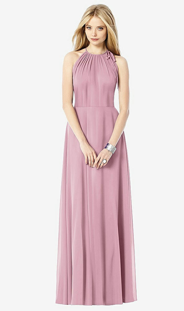 Front View - Dusty Pink After Six Bridesmaid Dress 6704