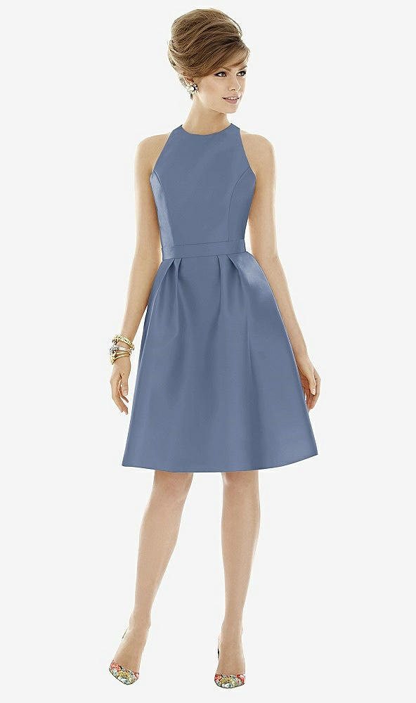 Front View - Larkspur Blue Alfred Sung Style D696