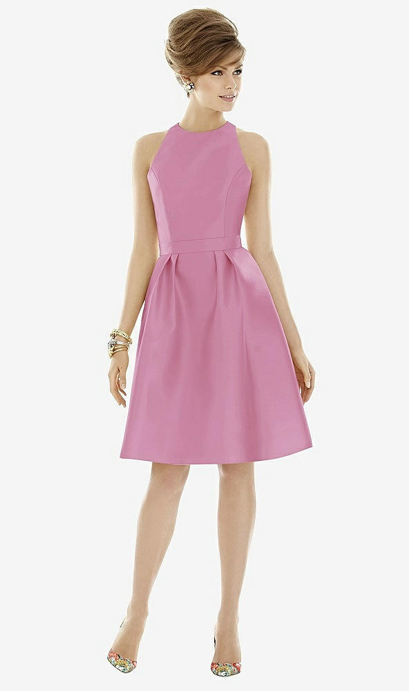 Front View - Powder Pink Alfred Sung Style D696