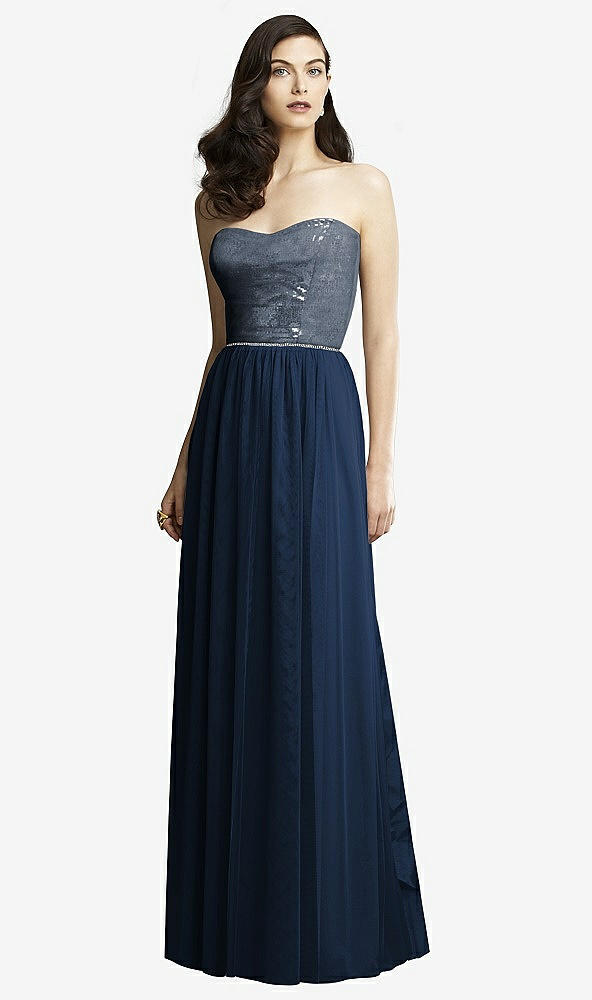 Front View - Midnight Navy Dessy Collection Style 2925