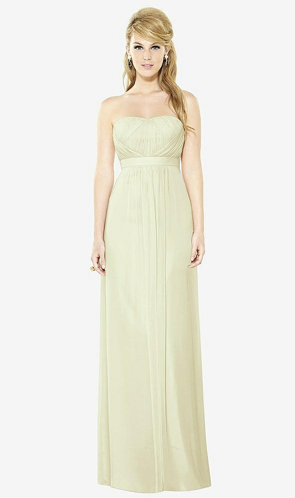 Front View - Butter Yellow After Six Bridesmaids Style 6710