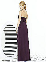 Rear View Thumbnail - Aubergine After Six Bridesmaid Dress 6713