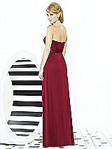 Rear View Thumbnail - Burgundy After Six Bridesmaid Dress 6713