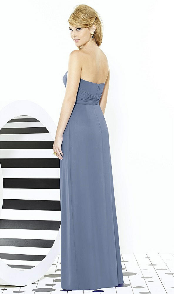 Back View - Larkspur Blue After Six Bridesmaid Dress 6713