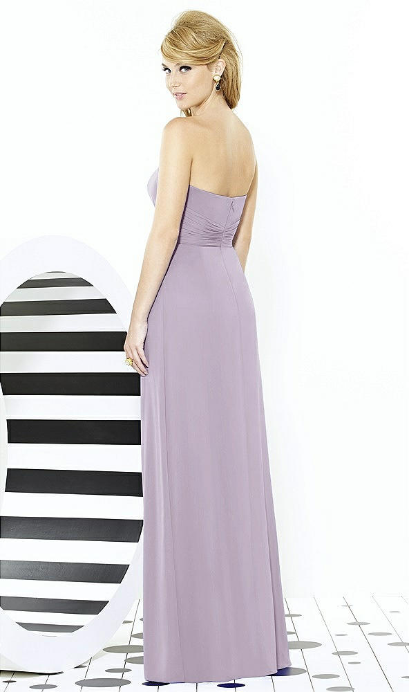 Back View - Lilac Haze After Six Bridesmaid Dress 6713