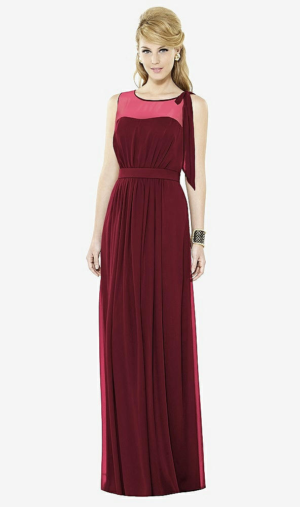 Front View - Cabernet After Six Bridesmaid Dress 6714