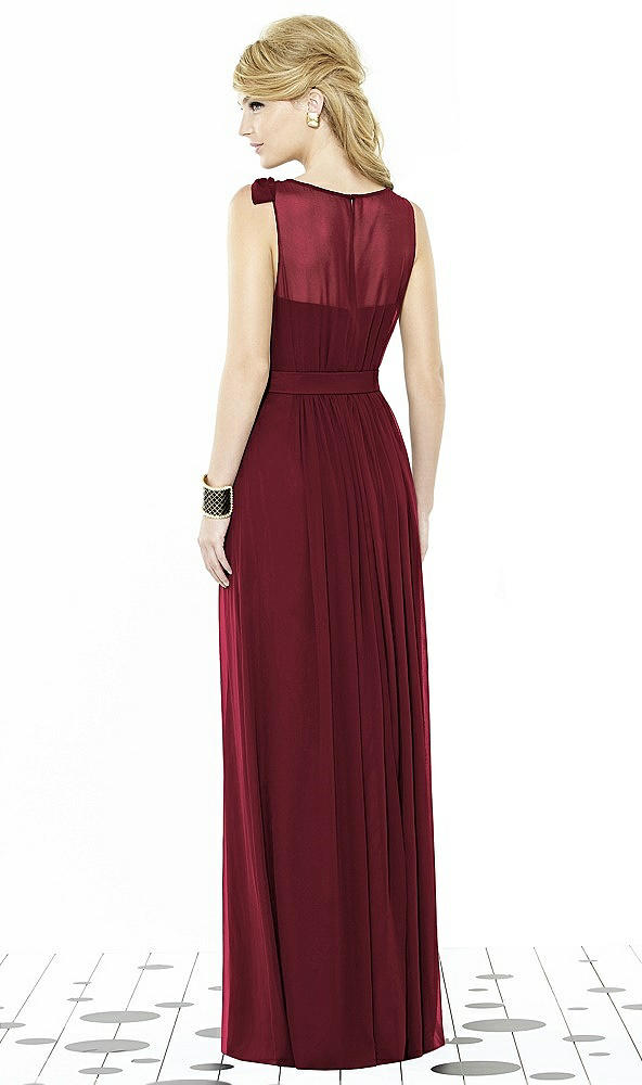 Back View - Cabernet After Six Bridesmaid Dress 6714