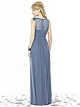 Rear View Thumbnail - Larkspur Blue After Six Bridesmaid Dress 6714
