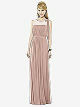 Front View Thumbnail - Neu Nude After Six Bridesmaid Dress 6714