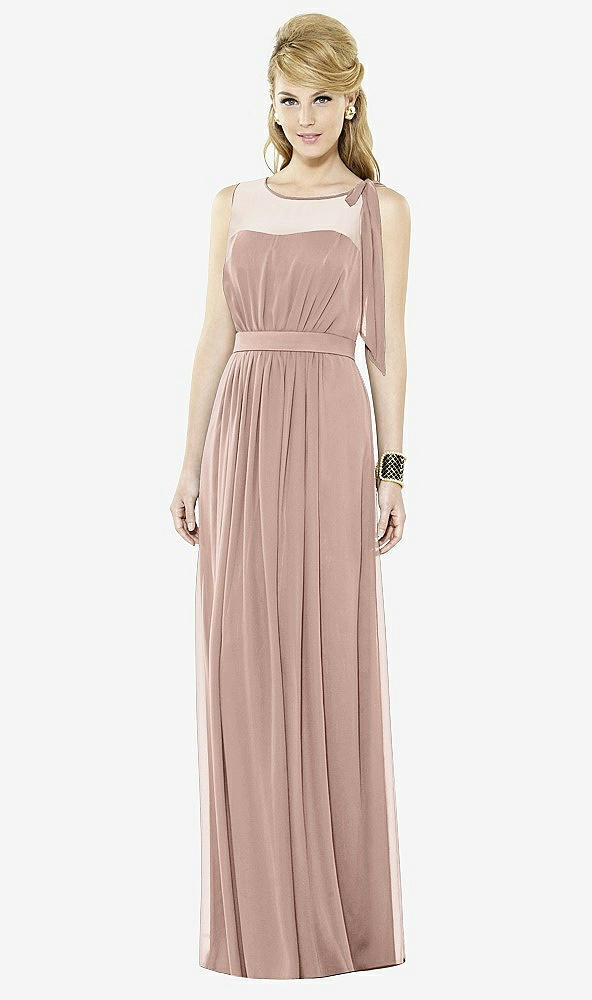 Front View - Neu Nude After Six Bridesmaid Dress 6714