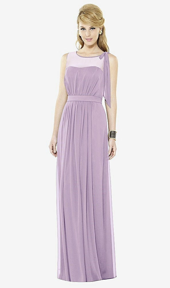 Front View - Pale Purple After Six Bridesmaid Dress 6714
