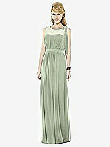 Front View Thumbnail - Sage After Six Bridesmaid Dress 6714