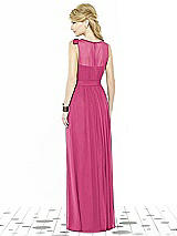Rear View Thumbnail - Tea Rose After Six Bridesmaid Dress 6714