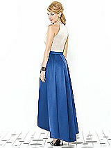 Rear View Thumbnail - Lapis & Ivory After Six Bridesmaid Dress 6718