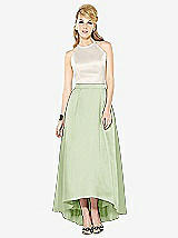 Front View Thumbnail - Limeade & Ivory After Six Bridesmaid Dress 6718