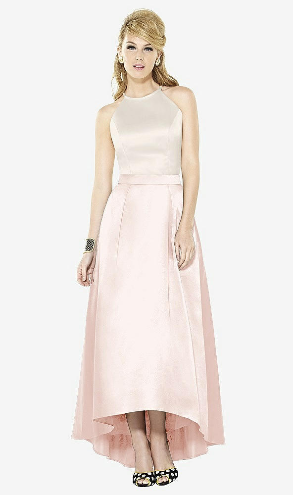 Front View - Blush & Ivory After Six Bridesmaid Dress 6718