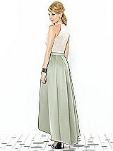 Rear View Thumbnail - Celadon & Ivory After Six Bridesmaid Dress 6718