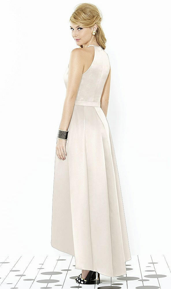 Back View - Ivory & Ivory After Six Bridesmaid Dress 6718