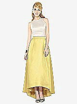 Front View Thumbnail - Sunflower & Ivory After Six Bridesmaid Dress 6718
