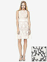 Front View Thumbnail - Black & Ivory Social Bridesmaids Style 8154