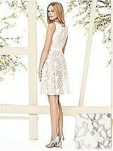 Rear View Thumbnail - Taupe & Ivory Social Bridesmaids Style 8154