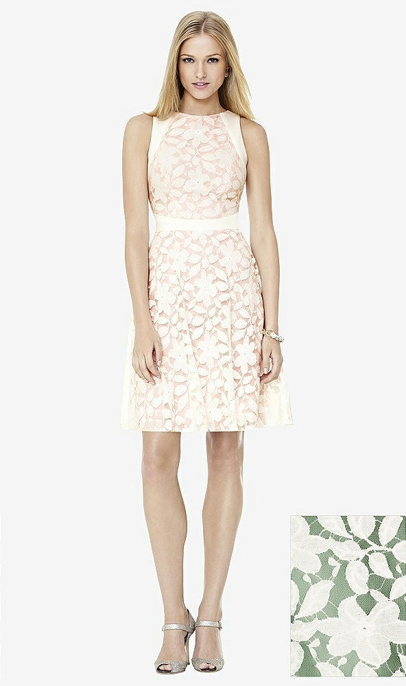 Front View - Vineyard Green & Ivory Social Bridesmaids Style 8154