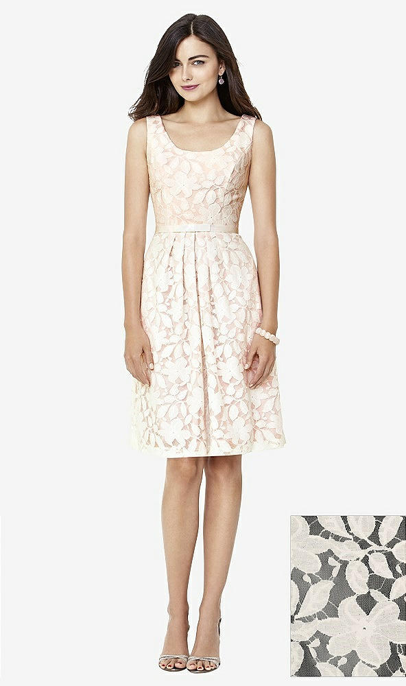 Front View - Black & Ivory Social Bridesmaids Style 8155