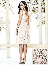 Rear View Thumbnail - English Rose & Ivory Social Bridesmaids Style 8155