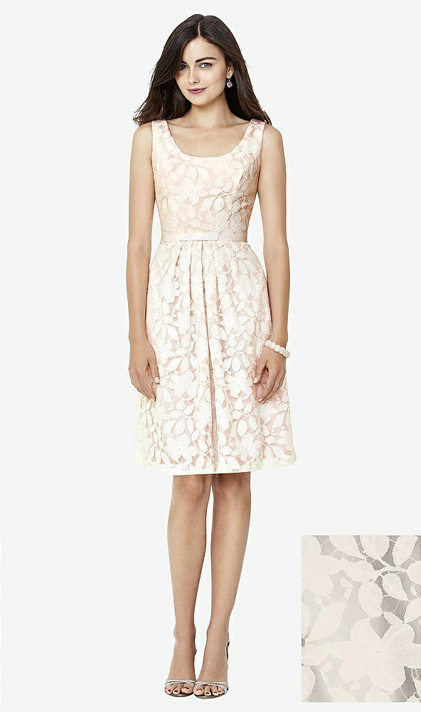 Front View - Taupe & Ivory Social Bridesmaids Style 8155