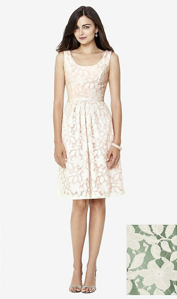 Front View - Vineyard Green & Ivory Social Bridesmaids Style 8155