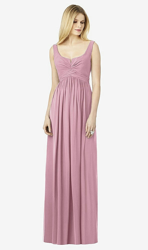 Front View - Dusty Pink After Six Bridesmaid Dress 6727