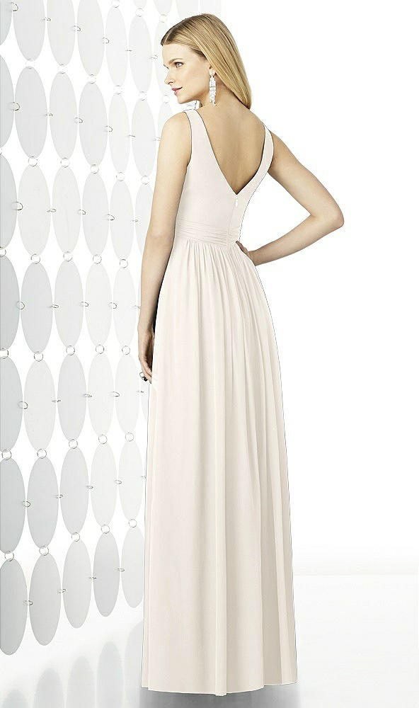 Back View - Ivory After Six Bridesmaid Dress 6727