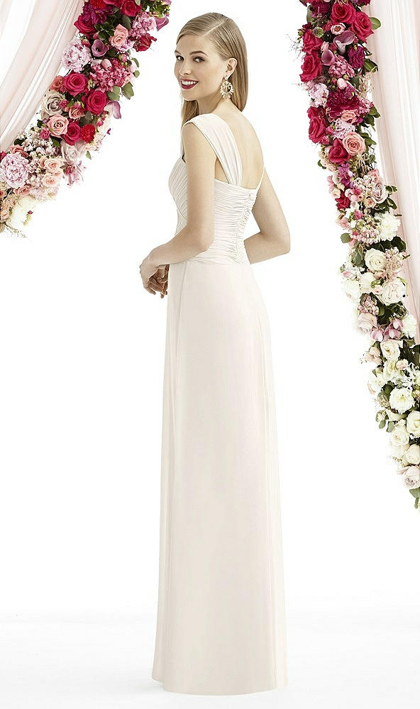 Back View - Ivory After Six Bridesmaid Dress 6735