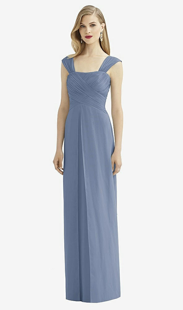Front View - Larkspur Blue After Six Bridesmaid Dress 6735