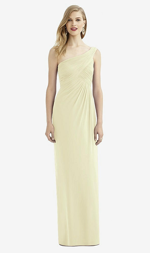 Front View - Butter Yellow After Six Bridesmaid Dress 6737