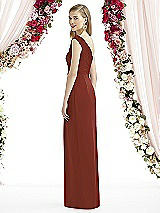 Rear View Thumbnail - Auburn Moon After Six Bridesmaid Dress 6737