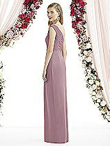 Rear View Thumbnail - Dusty Rose After Six Bridesmaid Dress 6737