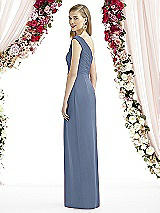 Rear View Thumbnail - Larkspur Blue After Six Bridesmaid Dress 6737