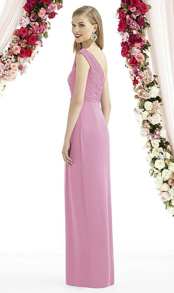 Back View - Powder Pink After Six Bridesmaid Dress 6737