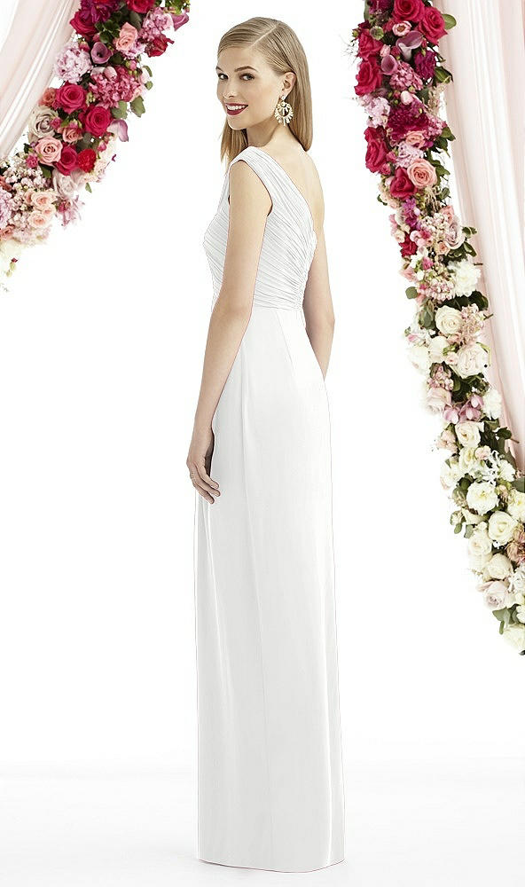 Back View - White After Six Bridesmaid Dress 6737
