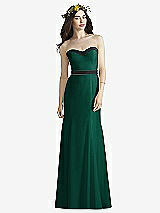 Front View Thumbnail - Hunter Green & Black Social Bridesmaids Style 8164