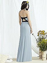 Rear View Thumbnail - Mist & Black Social Bridesmaids Style 8164