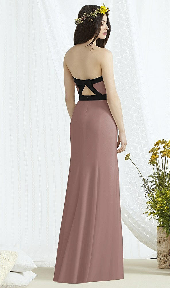 Back View - Sienna & Black Social Bridesmaids Style 8164