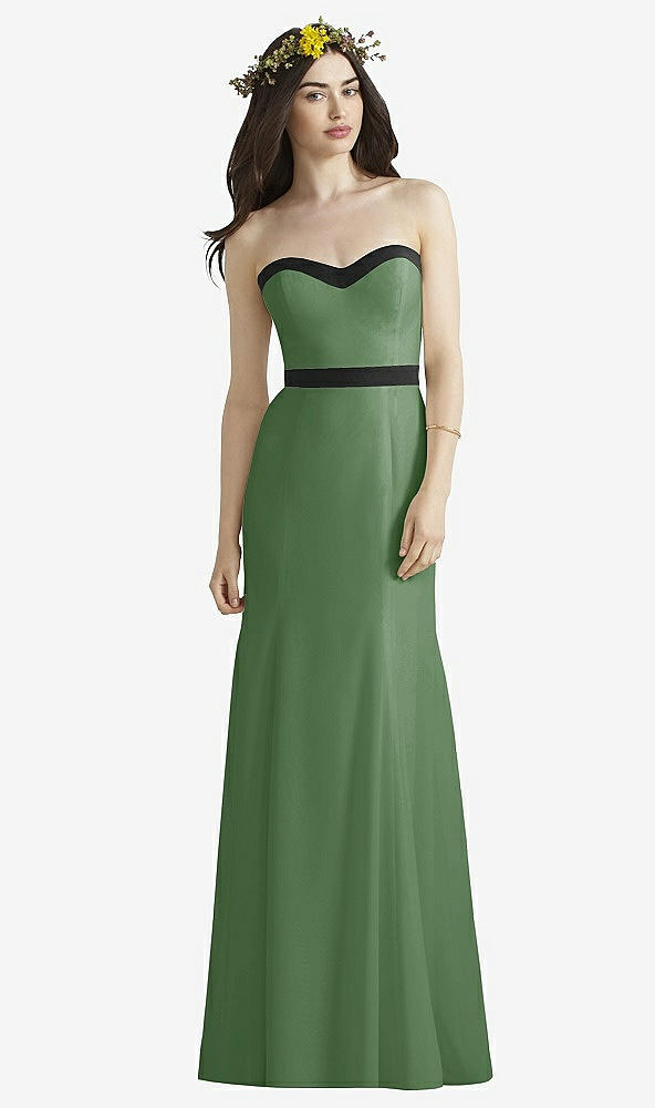 Front View - Vineyard Green & Black Social Bridesmaids Style 8164