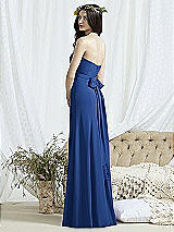 Rear View Thumbnail - Classic Blue Social Bridesmaids Style 8168